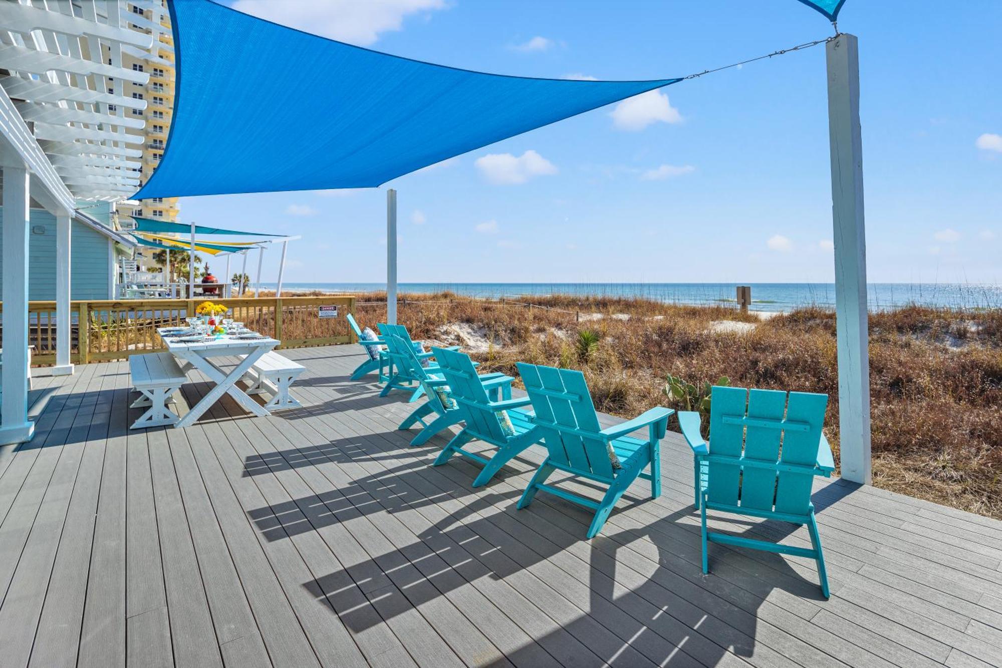 Luxury Gulf Front Property! Directly On The Beach! Sleeps 15! Panama City Beach Exterior photo